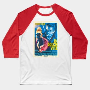 La Dolce Vita (1960) Baseball T-Shirt